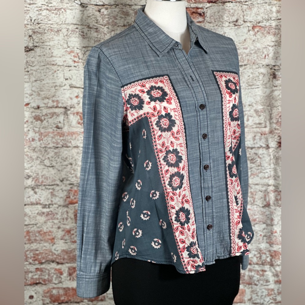 Free People Button Down Shirt